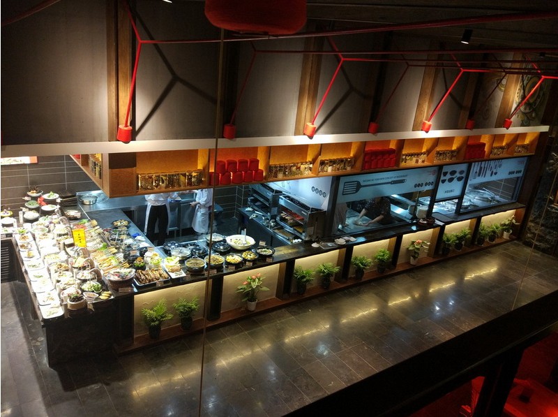 餐飲開放式廚房如何設(shè)計？開放式廚房效果圖